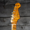 Fender Custom Shop 2023 Limited Edition Roasted '50s Stratocaster DLX Closet Classic - 1-Piece 4A Roasted Flame Maple, Wide-Fade Aged Chocolate 2-Color Sunburst