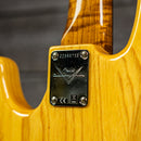 Fender Custom Shop B4 Artisan Maple Flame Burl Jazz Bass - Aged Natural