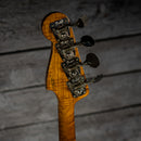 Fender Custom Shop B4 Artisan Maple Flame Burl Jazz Bass - Aged Natural