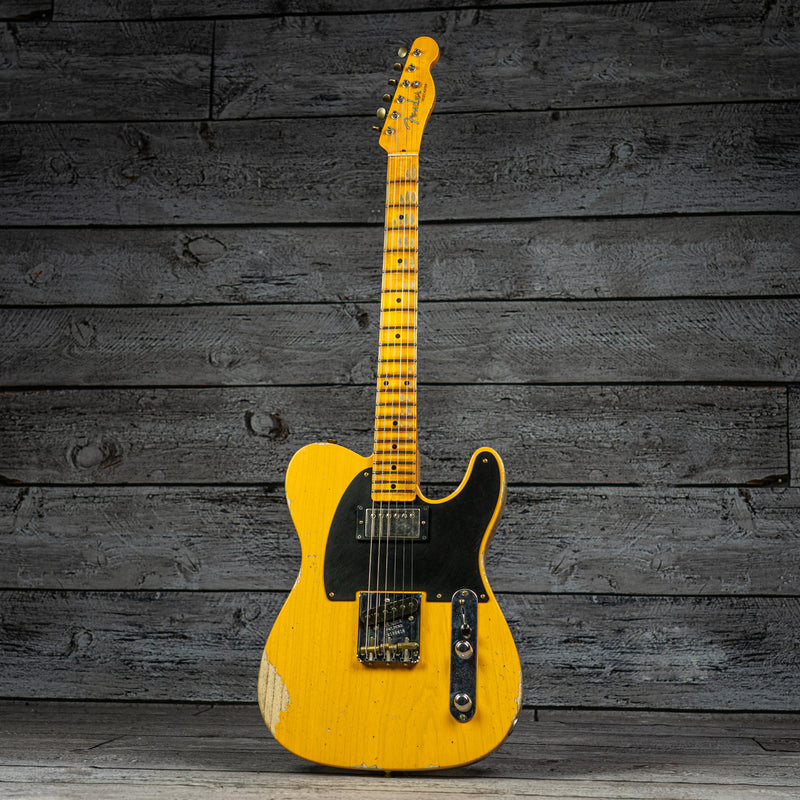 Fender Custom Shop Limited Edition Blackguard HS Telecaster - Heavy Relic Butterscotch Blonde