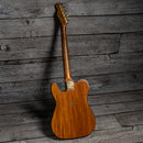 Fender Custom Shop Limited Edition Bow Tie Telecaster Custom Relic with Gold Hardware - 3A Rosewood Fingerboard, Black with Aged Natural Back and Sides