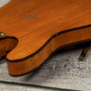 Fender Custom Shop Limited Edition Bow Tie Telecaster Custom Relic with Gold Hardware - 3A Rosewood Fingerboard, Black with Aged Natural Back and Sides