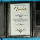 Fender Custom Shop Limited Edition Bow Tie Telecaster Custom Relic with Gold Hardware - 3A Rosewood Fingerboard, Black with Aged Natural Back and Sides