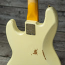 Fender Custom Shop Limited Edition '60 Jazz Bass Relic - Aged Olympic White