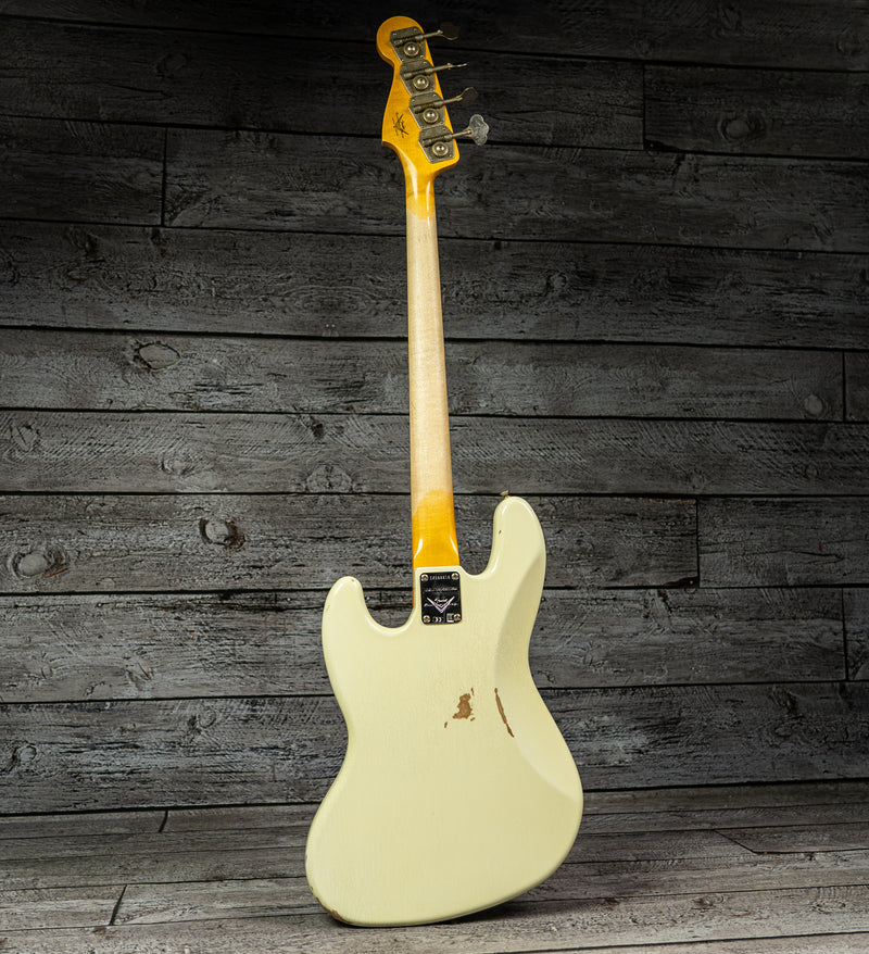Fender Custom Shop Limited Edition '60 Jazz Bass Relic - Aged Olympic White