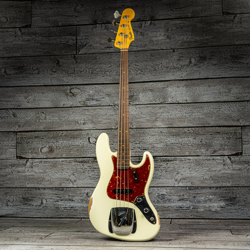 Fender Custom Shop Limited Edition '60 Jazz Bass Relic - Aged Olympic White