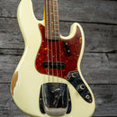 Fender Custom Shop Limited Edition '60 Jazz Bass Relic - Aged Olympic White