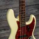 Fender Custom Shop Limited Edition '60 Jazz Bass Relic - Aged Olympic White