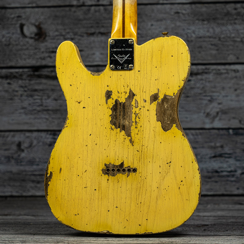 Fender Custom Shop Limited Edition '50 DBL Esquire Heavy Relic Faded Aged Nocaster Blonde