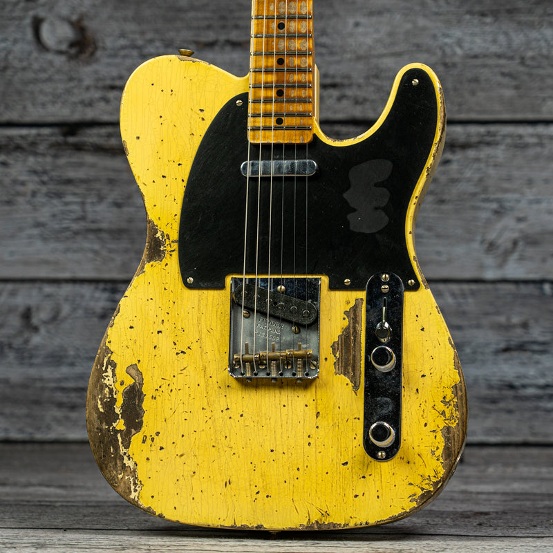 Fender Custom Shop Limited Edition '50 DBL Esquire Heavy Relic Faded Aged Nocaster Blonde