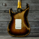Fender Limited Edition 70th Anniversary 1954 Stratocaster Super Heavy Relic - 1-Piece Quartersawn Maple Neck Fingerboard, Wide-Fade 2-Color Sunburst