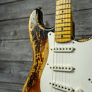 Fender Limited Edition 70th Anniversary 1954 Stratocaster Super Heavy Relic - 1-Piece Quartersawn Maple Neck Fingerboard, Wide-Fade 2-Color Sunburst