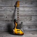 Fender Limited Edition Custom Jazz Bass Heavy Relic - Round-Lam Rosewood Fingerboard, Faded Aged 3-Color Sunburst