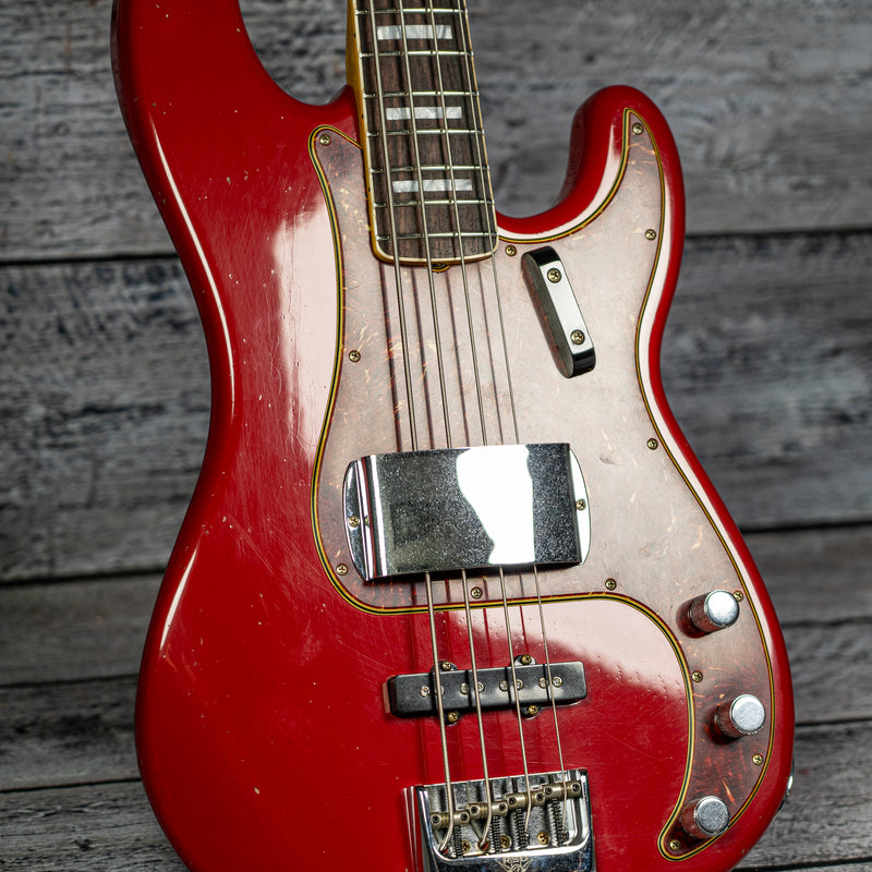 Fender Limited Edition P Bass Special Journeyman Relic - Aged Dakota Red