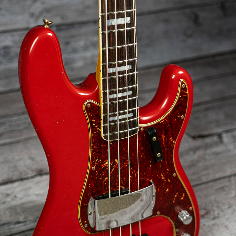 Fender Limited Edition P Bass Special Journeyman Relic - Aged Dakota Red