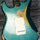 Fender Custom Shop S23 Ltd Ed '62 Stratocaster - Heavy Relic Aged Turquoise over 3-Color Sunburst