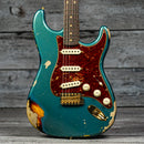 Fender Custom Shop S23 Ltd Ed '62 Stratocaster - Heavy Relic Aged Turquoise over 3-Color Sunburst