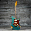 Fender Custom Shop S23 Ltd Ed '62 Stratocaster - Heavy Relic Aged Turquoise over 3-Color Sunburst