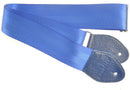 Souldier Blue Plain Seatbelt Guitar Strap