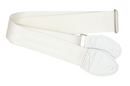 Souldier White Plain Seatbelt Guitar Strap