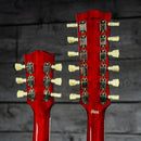 Gibson Custom EDS-1275 Double Neck - Cherry Red