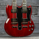 Gibson Custom EDS-1275 Double Neck - Cherry Red