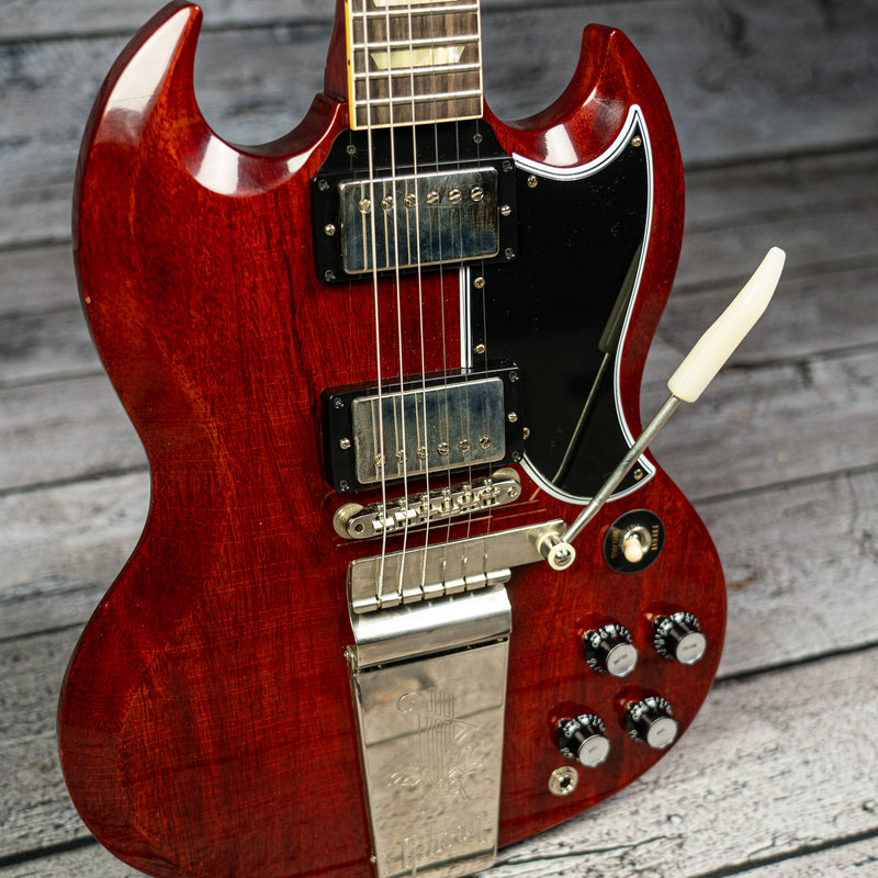 Gibson Custom Murphy Lab 1964 SG Standard Reissue w/ Maestro Ultra Light Aged  - Cherry Red