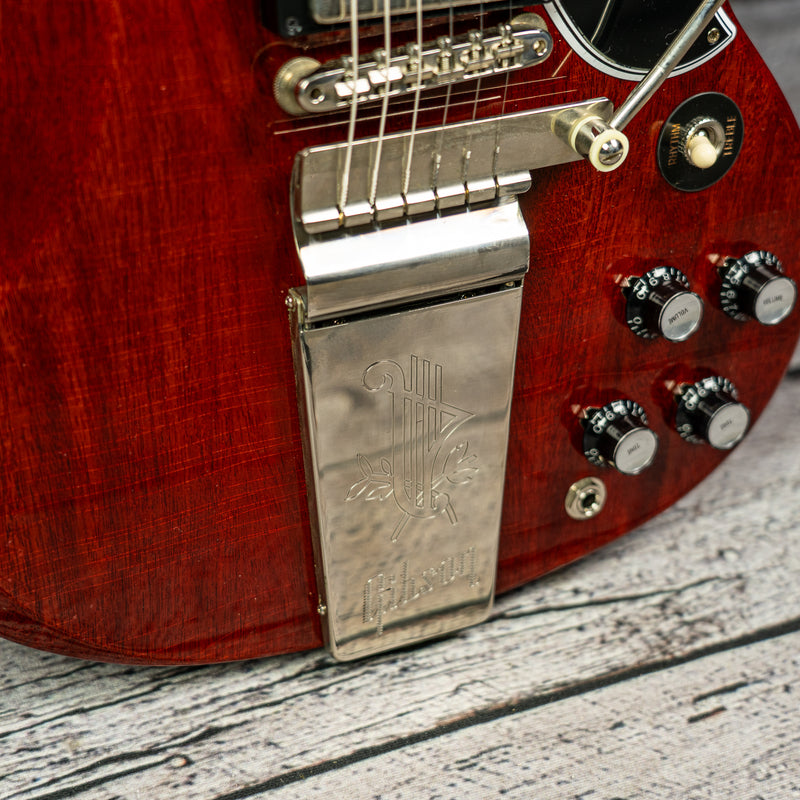 Gibson Custom Murphy Lab 1964 SG Standard Reissue w/ Maestro Ultra Light Aged  - Cherry Red