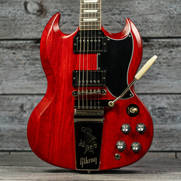 Gibson SG Standard '61 Maestro Vibrola Faded - Vintage Cherry Satin