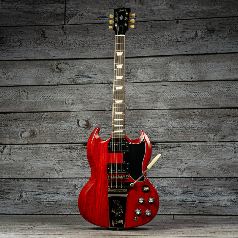 Gibson SG Standard '61 Maestro Vibrola Faded - Vintage Cherry Satin