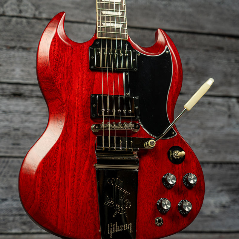 Gibson SG Standard '61 Maestro Vibrola Faded - Vintage Cherry Satin