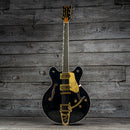 Gretsch Falcon Center Block LTD with String-Thru Bigsby and Gold Hardware - Ebony Fingerboard, Midnight Sapphire