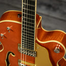 Gretsch G6120T-BSSMK Brian Setzer Signature Nashville Hollow Body '59 "Smoke" with Bigsby - Ebony Fingerboard, Smoke Orange
