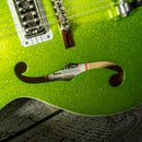 Gretsch G6120T- HR Brian Setzer Signature Hot Rod Hollow Body with Bigsby - Rosewood Fingerboard, Extreme Coolant Green Sparkle