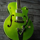 Gretsch G6120T- HR Brian Setzer Signature Hot Rod Hollow Body with Bigsby - Rosewood Fingerboard, Extreme Coolant Green Sparkle