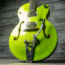 Gretsch G6120T- HR Brian Setzer Signature Hot Rod Hollow Body with Bigsby - Rosewood Fingerboard, Extreme Coolant Green Sparkle