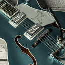 Gretsch G6136T-140 LTD 140th Double Platinum Falcon™ with String-Thru Bigsby - Two-Tone Stone Platinum/Pure Platinum