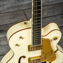 Gretsch G6136T-59 Vintage Select Edition '59 Falcon Hollow Body with Bigsby - TV Jones, Vintage White, Lacquer