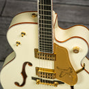 Gretsch G6136T-'59 Vintage Select Edition '59 Falcon Hollow Body with Bigsby - TV Jones, Vintage White, Lacquer