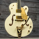 Gretsch G6136T-'59 Vintage Select Edition '59 Falcon Hollow Body with Bigsby - TV Jones, Vintage White, Lacquer