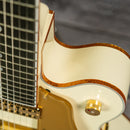 Gretsch G6136T-'59 Vintage Select Edition '59 Falcon Hollow Body with Bigsby - TV Jones, Vintage White, Lacquer