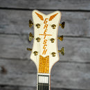 Gretsch G6136T-MGC Michael Guy Chislett Signature Falcon with Bigsby Electric Guitar - Ebony Fingerboard, Vintage White