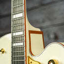 Gretsch G6136T-MGC Michael Guy Chislett Signature Falcon with Bigsby Electric Guitar - Ebony Fingerboard, Vintage White