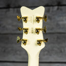 Gretsch G6136T-MGC Michael Guy Chislett Signature Falcon with Bigsby Electric Guitar - Ebony Fingerboard, Vintage White