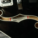 Gretsch Pro Falcon Hollow Body with String-Thru Bigsby and Chrome Hardware - Ebony Fingerboard, Black