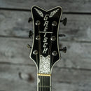 Gretsch Pro Falcon Hollow Body with String-Thru Bigsby and Chrome Hardware - Ebony Fingerboard, Black