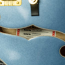 Gretsch Pro Falcon Hollow Body with String-Thru Bigsby and Gold Hardware - Ebony Fingerboard, Cerulean Smoke