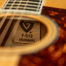 Guild F-512 Maple Jumbo Acoustic Guitar - Blonde Nitro
