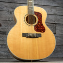 Guild F-512 Maple Jumbo Acoustic Guitar - Blonde Nitro