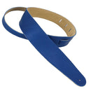 Henry Heller 2" Adjustable Luxe Capri Leather Guitar Strap - Blue